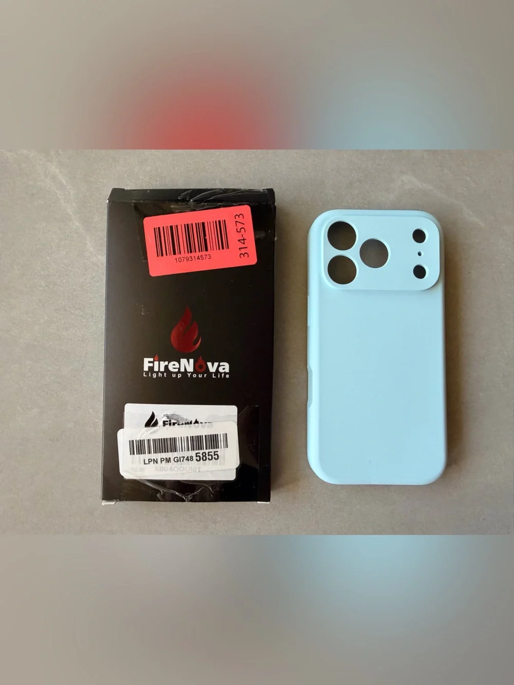 iPhone 15pro Max Light Blue Silicone Phone Case